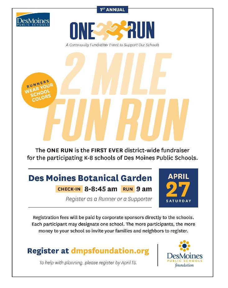 Miller Mustang Fun Run Fundraiser