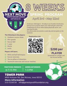 Next Move Spring Soccer Program